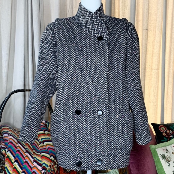 80s Wool Tweed Coat - Picture 11 of 11